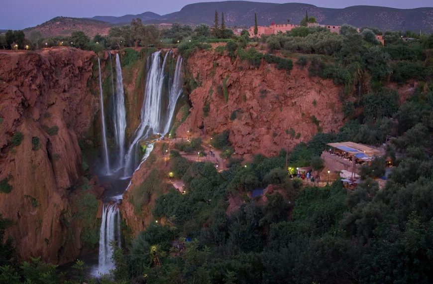 Excursión de un día desde Marrakech a las cataratas de Ouzoud
